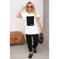 Костюм чорний/білий №598440