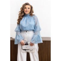 Блуза блакитна №598534