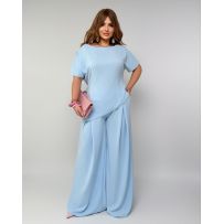 Стильний костюм двійка блакитний №598731
