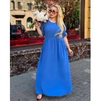 Сукня довга у стилі бохо синя №599189