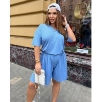Прогулянковий костюм блакитний №599651
