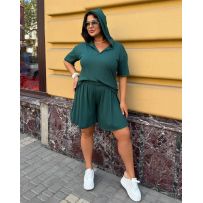 Прогулянковий костюм зелений №599654