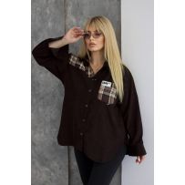 Сорочка жіноча шоколад №600181