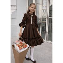 Сукня шоколад №600235