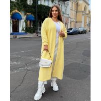 Кардиган альпака жовтий №600974
