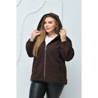 Куртка «баранець» шоколад №601304