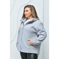Куртка «баранець» сірий №601308
