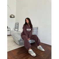 Спортивний костюм шоколад з тринитки №601582