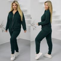 Костюм смарагдовий в стилі шик №601678