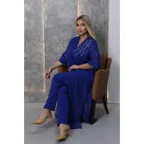Елегантний жіночий костюм електрик №601898