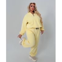 Стильний теплий лимон костюм №602073