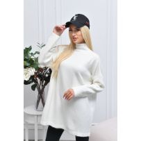 Светр в стилі оверсайз молочний №602139