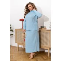 Теплий костюм блакитний №602382